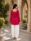 Lw 9341 Cotton With Bandhej Print Top With Bottom Collection
